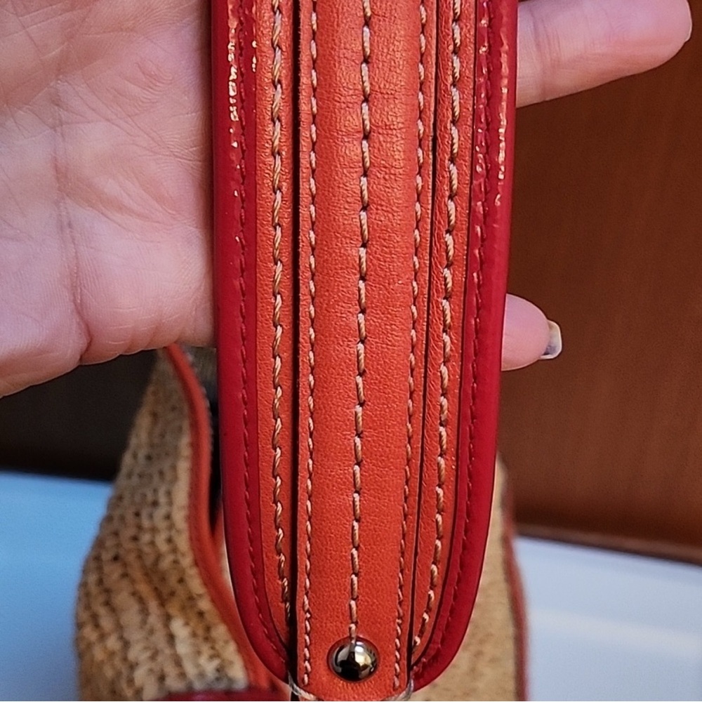 Coach Hobo Slouch Straw Shoulder Bag - Picture 2 of 5